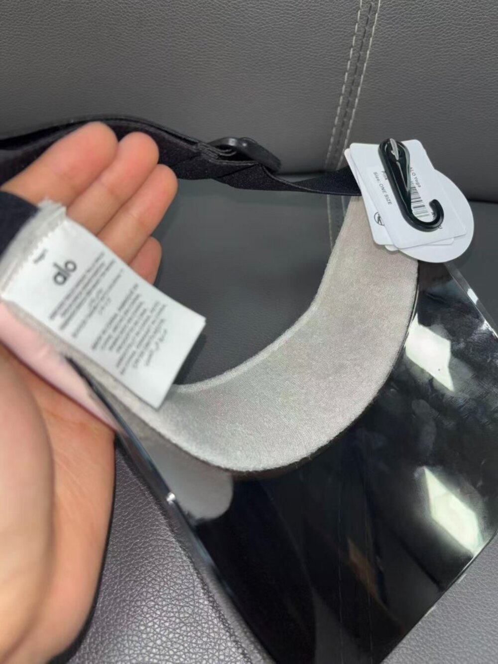 Alo Yoga Airlift Solar Visor – Pink – Outdoor Sports Visor 🖤 - Picture 6 of 7